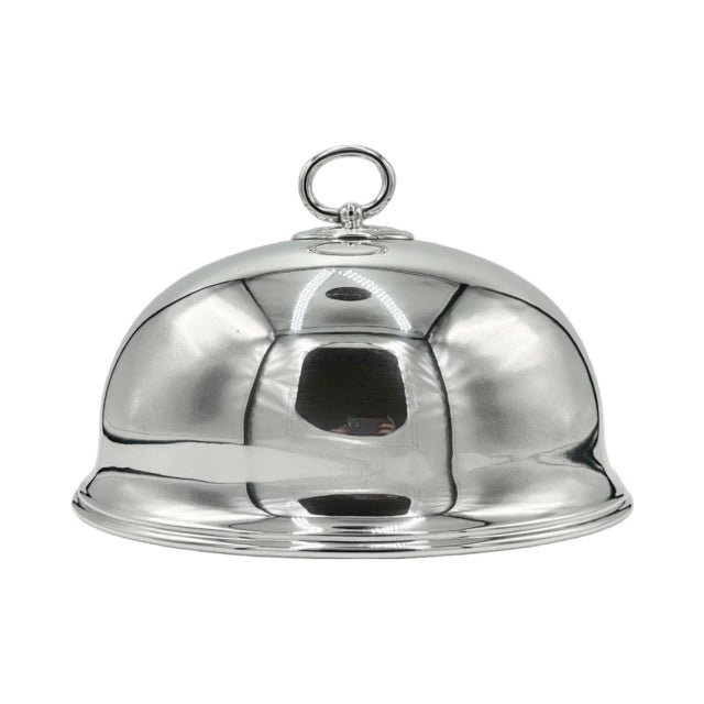 Antique Atkin Brothers Sheffield Silverplate Meat Dome Cover Cloche For Sale - Image 12 of 12