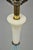 Vintage Murano Italian Mid Century Modern Blue Blown Glass Marble Table Lamp For Sale - Image 13 of 15
