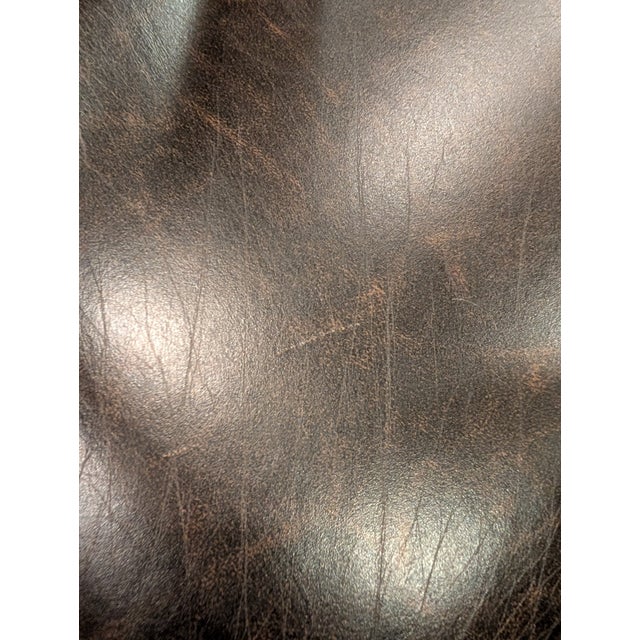 Ambella Home Two-Tone Wood Counter-Height Dining Table and (8) High-Back Stools For Sale - Image 11 of 12