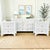 1980s 1980s Lexington Henry Link Wicker Coastal Bedroom Set | Dresser, Mirror & Nightstands For Sale - Image 5 of 14