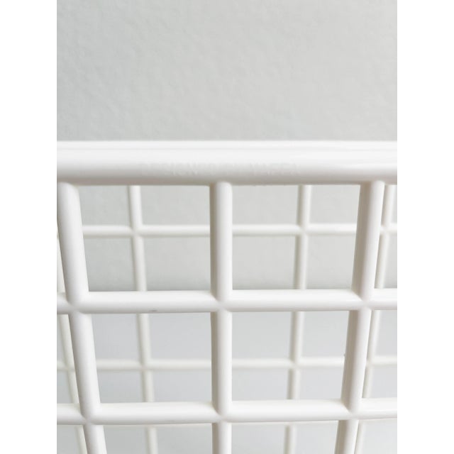 1983 Yaffa Office Organizer or Magazine Holder, White For Sale - Image 10 of 10