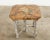 French Louis XIV Style Center Table Painted by Artist Ira Yeager For Sale - Image 3 of 13