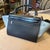 2016 Celine Black and Blue Leather Trapeze Shoulder Bag by Celine For Sale - Image 13 of 17