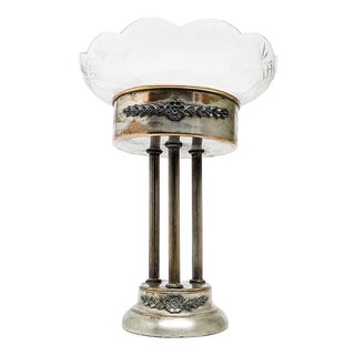 Art Nouveau Column Platter from Elw, Poland, 1900s For Sale