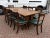 Arts & Crafts Light Oak Dining Table and Chairs, Set of 9 For Sale - Image 11 of 18