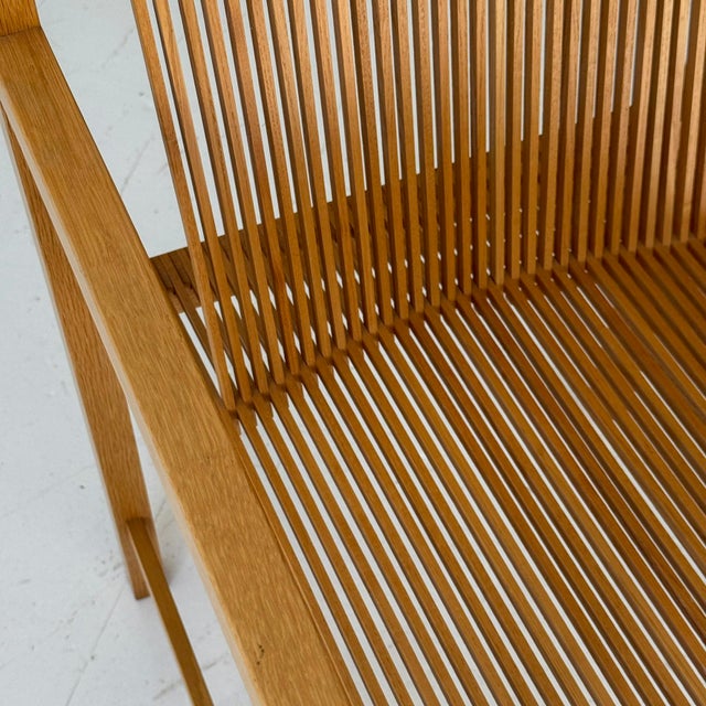 1980s Wooden Slat Side Chair by Rudy Jan Kokke for Spectrum For Sale In Chicago - Image 6 of 6