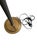 Late 20th Century Late 20th Century Attributed to Baker Adjustable Brass & Leather Pharmacy Floor Lamp For Sale - Image 5 of 5