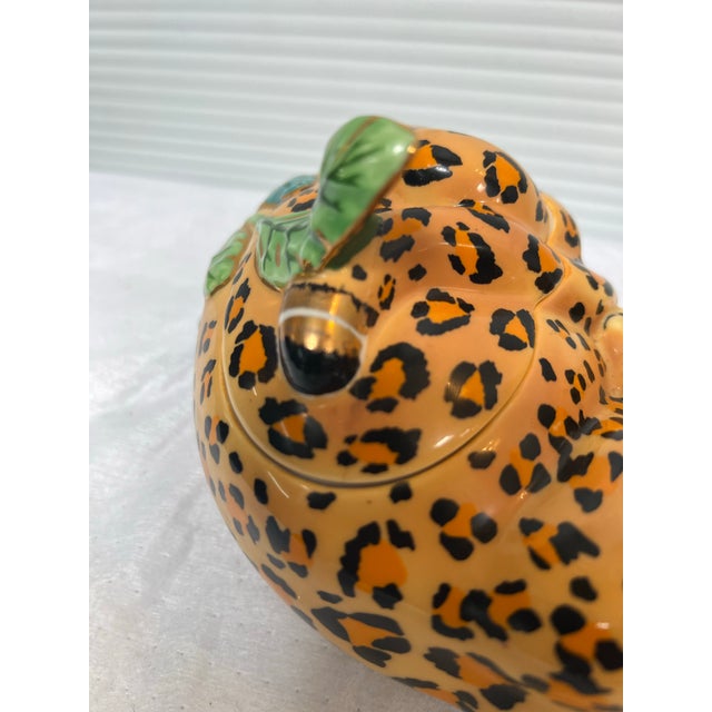 Early 21st Century Lynn Chase Jaguar Jungle Covered Jar For Sale - Image 5 of 12