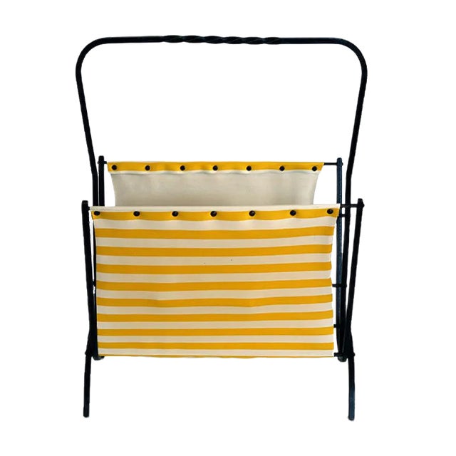 Wrought Iron Magazine Rack, 1950s For Sale