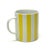 Ceramic Vintage Vertical Striped Ceramic Mug Curation - Group of 4. For Sale - Image 7 of 8