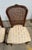 Beautiful pair of vintage French style side chairs. Upolstered in a butter yellow basket weave fabric. ( Could be...
