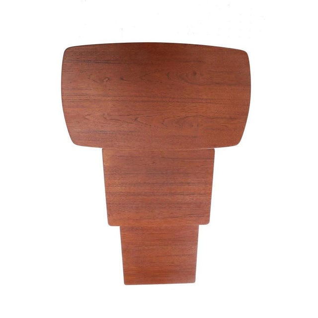 Mid-Century Danish Teak Nesting Tables with Rattan Shelves, 1960s, Set of 3 For Sale - Image 9 of 18