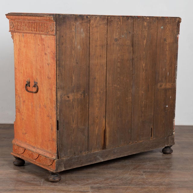 Early 19th Century Danish Pine Tall Chest of Six Drawers For Sale - Image 17 of 17