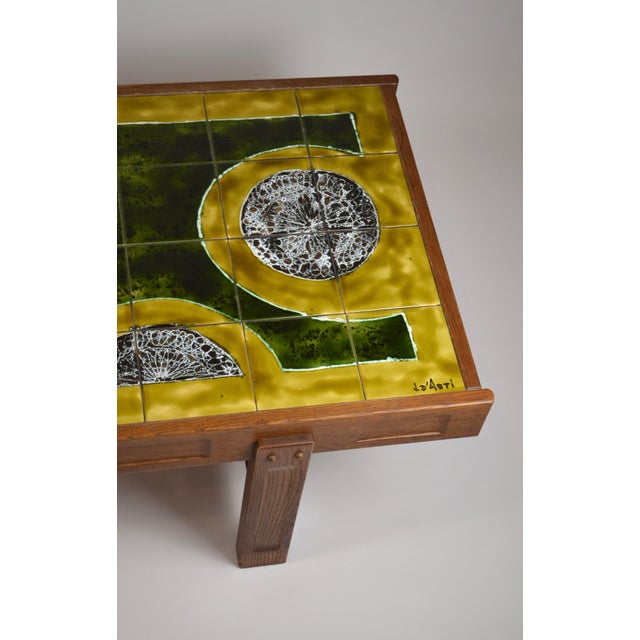 Ceramic Coffee Table by Jean Dasti, Vallauris, France, 1950s For Sale - Image 16 of 18