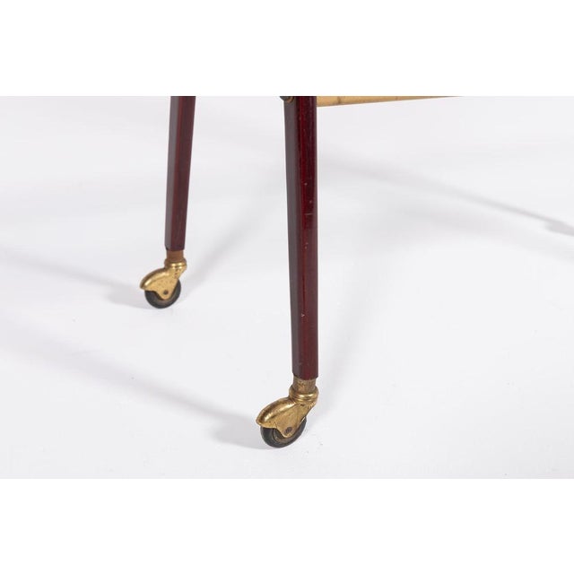 1960s Mid-Century Modern Sculptural Serving Cart, 1960s For Sale - Image 5 of 8