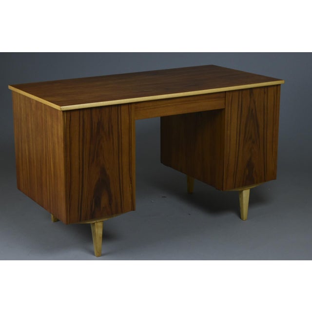 Mid-Century Modern Swedish Double-Sided Desk in Teak, 1960s For Sale - Image 16 of 17