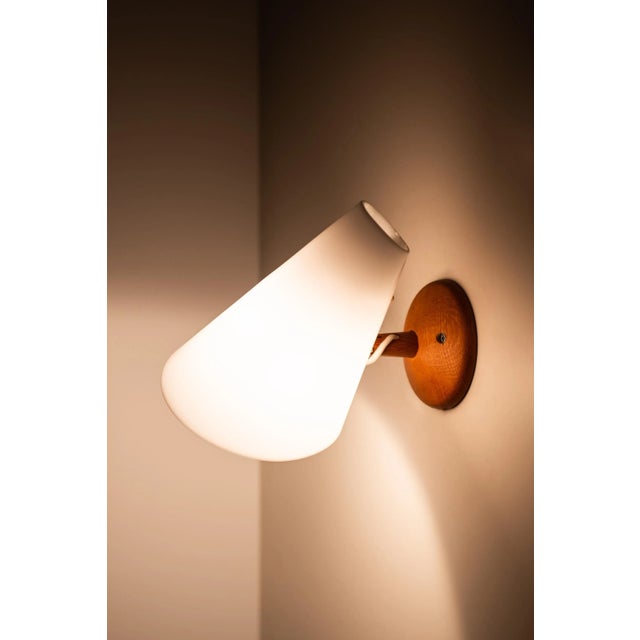 Wall Light by Uno & Östen Kristiansson for Luxus, Sweden, 1950s For Sale - Image 6 of 8
