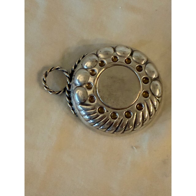 19th Century Antique French Sterling Silver Wine Taster (Tastevin) With Insignia For Sale - Image 5 of 8