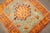 A small antique square early 20th century Oushak Rug