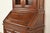 Guido Zichele Style Italian Provincial Carved Walnut Drop Front Secretary Desk With Lighted Bookcase Hutch, Circa 1970s For Sale - Image 12 of 18
