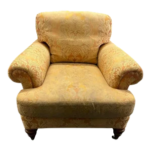 Wesley Hall Lounge Chair on Casters
