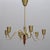 Metal Swedish Brass Chandelier by Hans Bergström for Asea, 1940s For Sale - Image 7 of 9