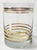 Mid 20th Century Vintage Mid Century Modern Style Gold Banded Lowball Glasses, Set of 4 For Sale - Image 5 of 9