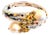 BOCHIC “Orient” Vintage Bangle Set 18K Gold & Silver, Pearls & Sapphires For Sale