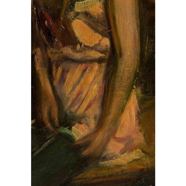 Modern Antonio Feltrinelli, Woman, Oil on Canvas, 1932 For Sale - Image 3 of 6