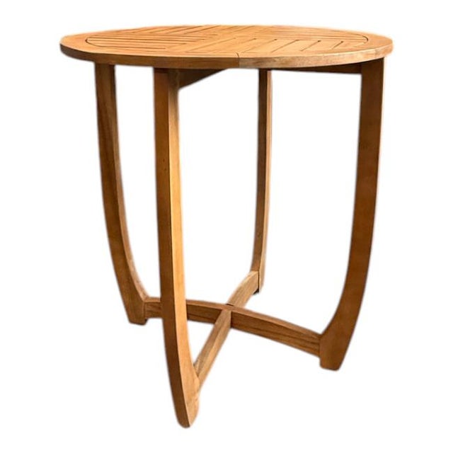 Teak Outdoor Set With Cushions For Sale - Image 9 of 12