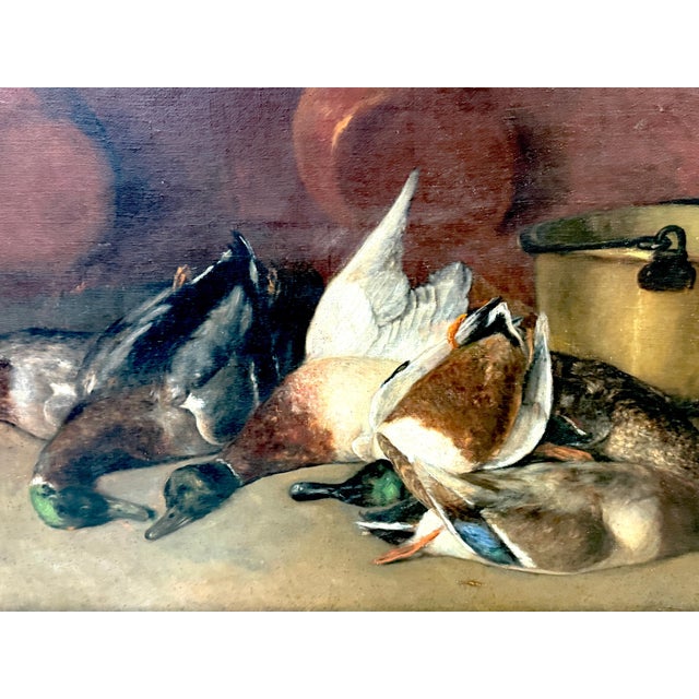 Henri Douzil (1837–1891) French Sporting Still Life "After the Hunt" For Sale - Image 14 of 15