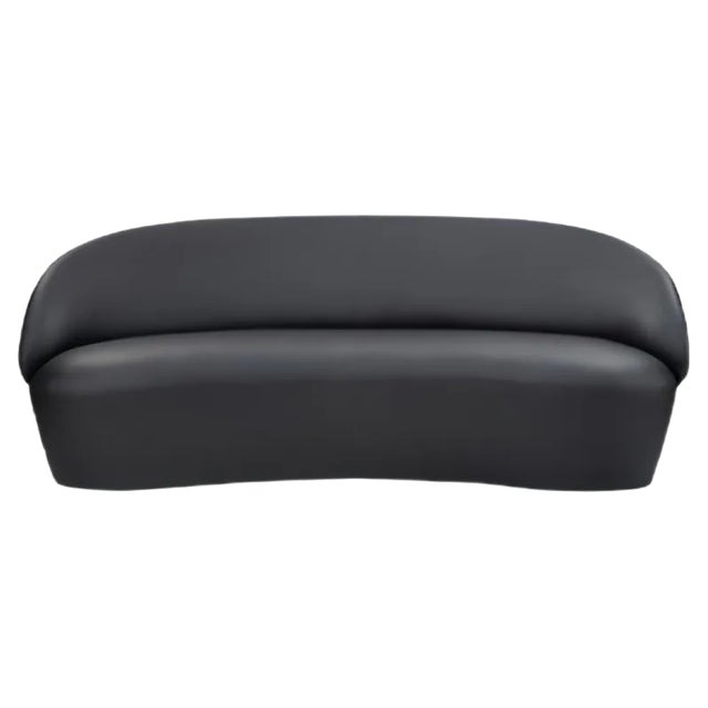Naïve Sofa 2-Seater in Lambada Black Leather by etc.etc. for Emko For Sale