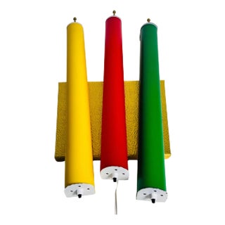 Mid-Century Modern Colorful Wall Lamp, Italy, 1960s For Sale