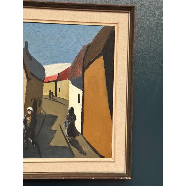 Swedish Artist, Alley, 1950s, Oil on Canvas, Framed For Sale - Image 11 of 16