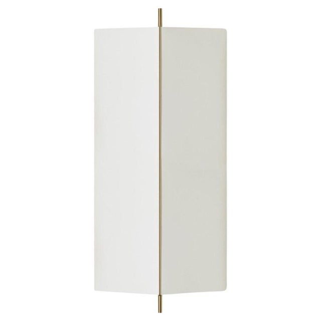 3T09 Bronze Structure and Ivory Fabric 1 Module Wall Lamp by Neri & Hu for Cassina For Sale - Image 10 of 10