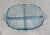 Glass 1930s Fostoria Blue Glass Relish Dish For Sale - Image 7 of 8