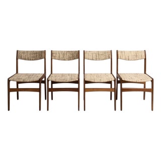 Vintage Scandinavian Chairs by Erik Buch, 1960s, Set of 4 For Sale