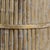 Whitewashed cast composite bamboo column with antique brass finished accents 32.5h x 6w x 6d Shade Dimensions: top(15)...
