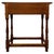 Brown 20th Century Traditional Golden Oak Side Table For Sale - Image 8 of 12