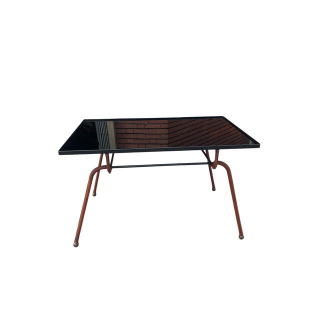 Stitched Leather Cocktail Table by Jacques Adnet, 1950s For Sale - Image 10 of 10
