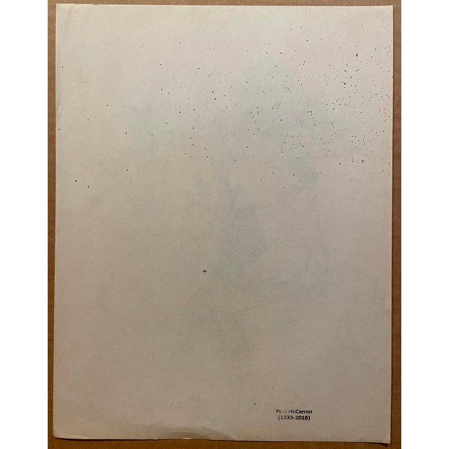 MCM figure by Paul McCarron (1933-2018) later known as a prominent New York art dealer. This work is from the late 1950s...