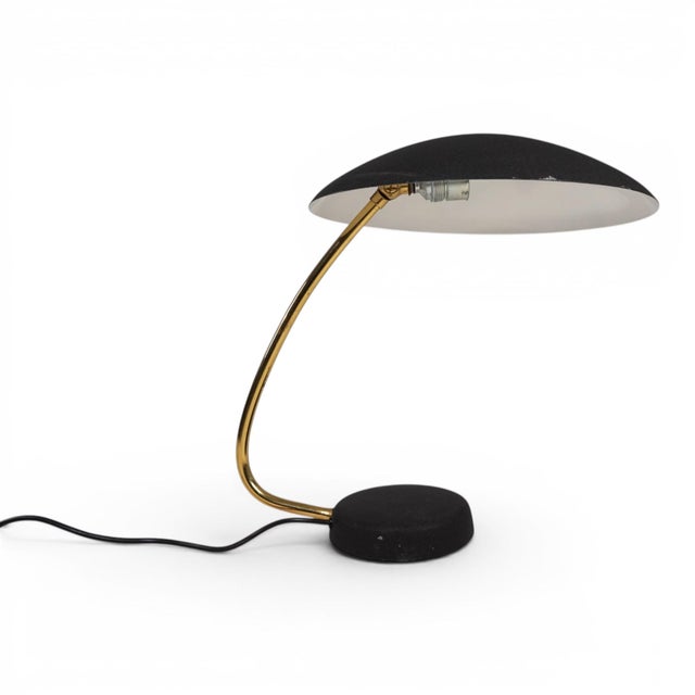 1950s 7675 Table Lamp in Black by Karl-Heinz Kinsky for Cosack, 1956 For Sale - Image 5 of 18