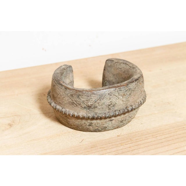 African Antique Oxidized Bronze African Currency For Sale - Image 3 of 6