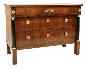 Antique Empire Italian Walnut Chest of Drawers