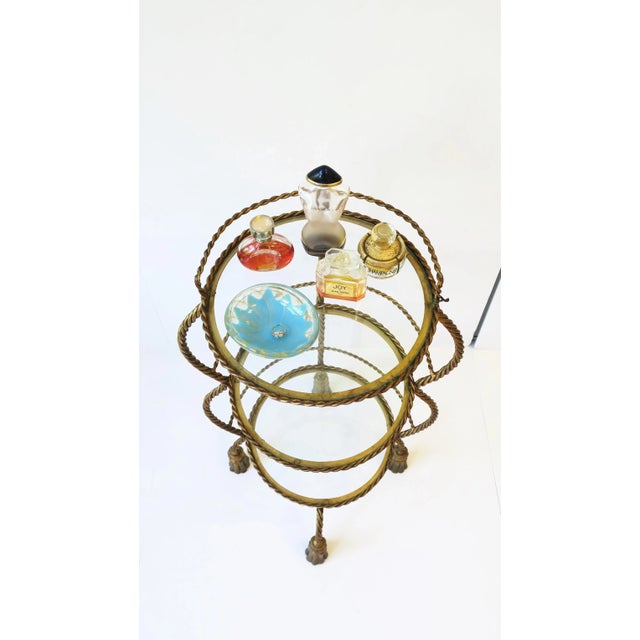 Italian Murano Blue and Gold Art Glass Bowl For Sale - Image 11 of 13