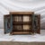 Two-Door Nightstand Made From Antique Indian Teakwood Architectural Elements For Sale In Santa Fe - Image 6 of 7