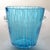 1970s Vintage Venini Style Blown Glass Light Blue White Wine Cooler Martini Ice Bucket Italy For Sale - Image 12 of 12