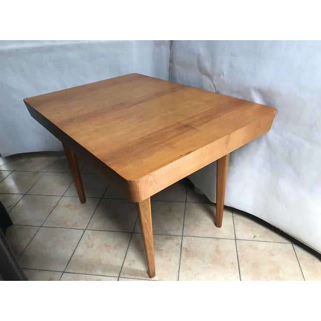 Art Deco Extendable Dining Table by Jindřich Halabala, Former Czechoslovakia, 1950s For Sale - Image 12 of 18