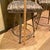 Pair of Contemporary Upholstered Counter/Bar Stools by Johnston Casuals, Bronze Tone Metal For Sale - Image 12 of 14