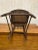 Brown Antique Bow Back Chair For Sale - Image 8 of 9